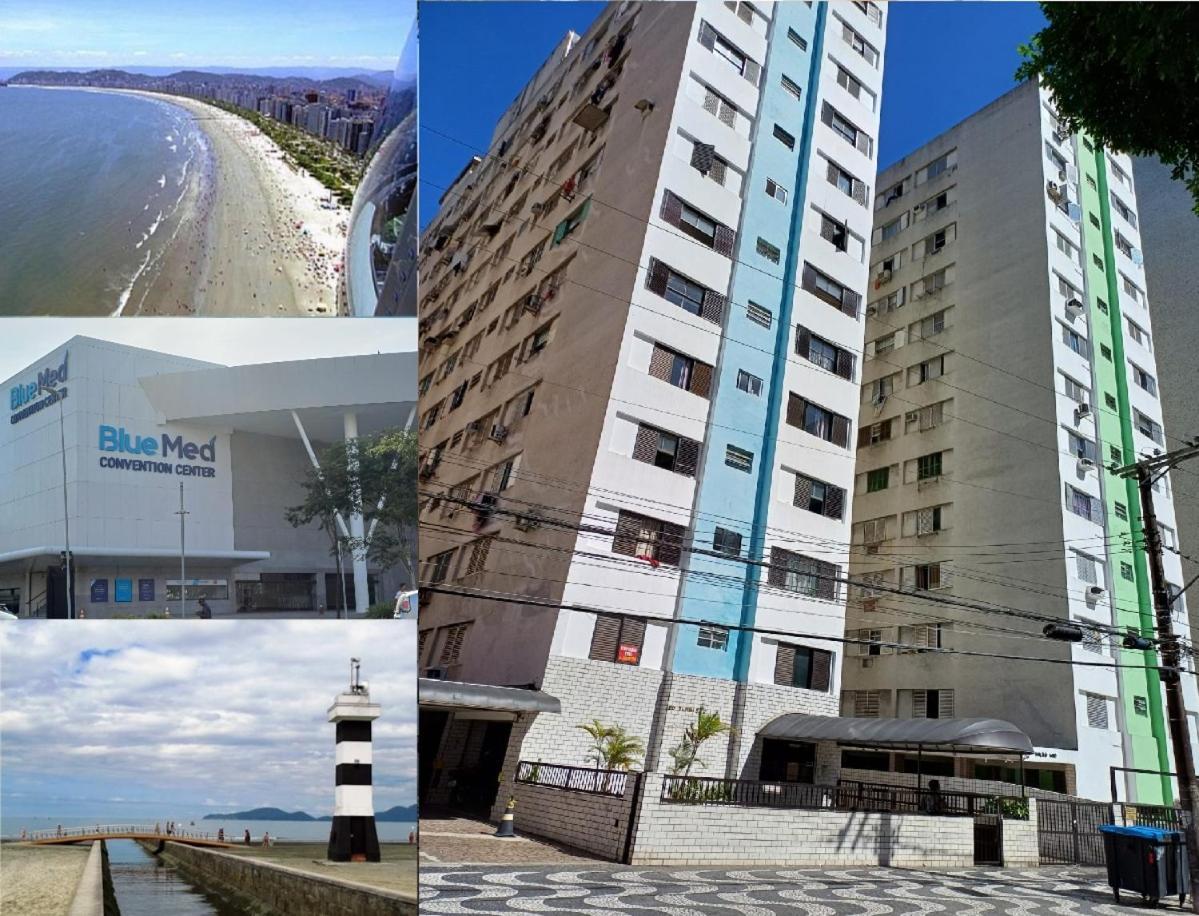 Kitnet Simples Na Ponta Da Praia ,Santos, A Uma Quadra Da Praia, Proximo Ao Aquario Zewnętrze zdjęcie